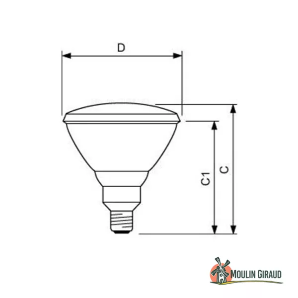 Ampoule chauffante Philips 100W LA – Image 3