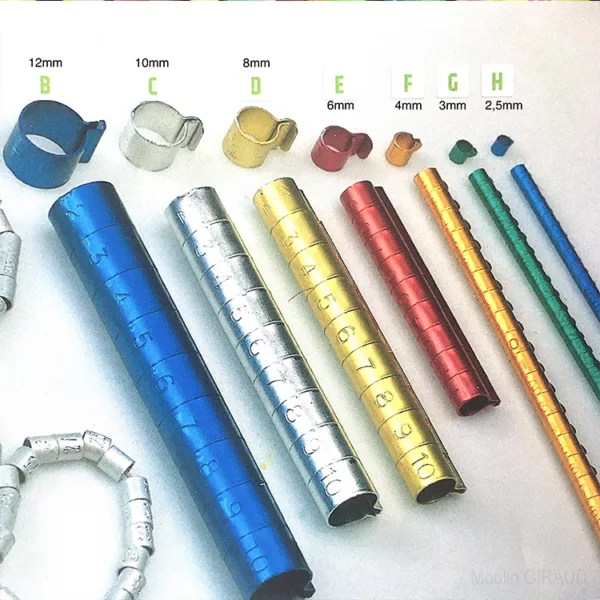 Bagues Aluminium Perruches 4mm x20 LA – Image 3