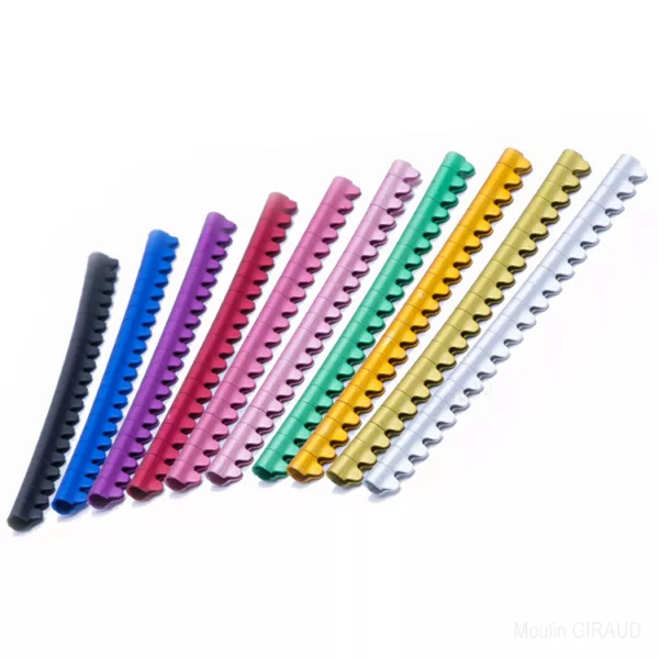 Bagues Aluminium Perruches 4mm x20 LA