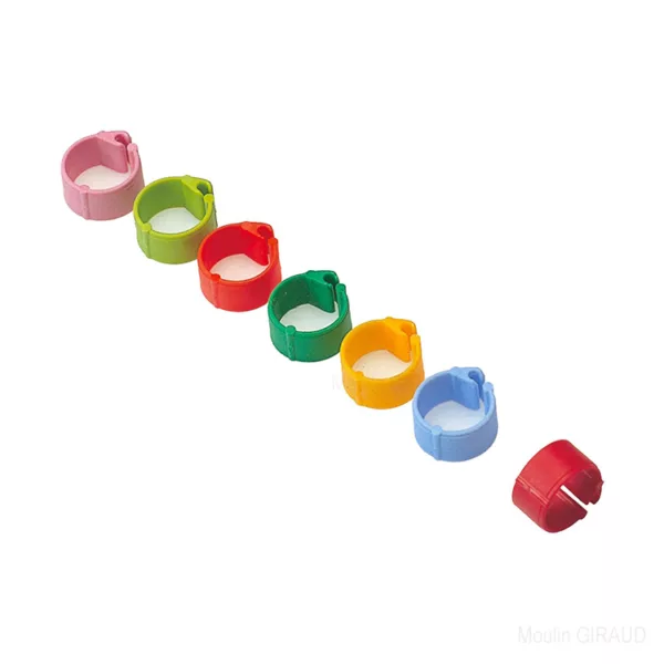 Bague Plastique à clip 8mm - B14470