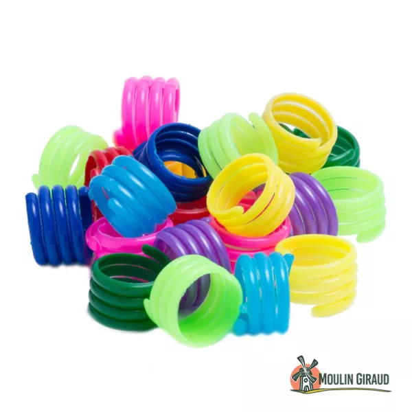 Bague Plastique Spirale 18mm - B14473
