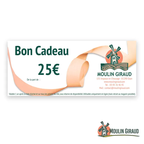 Bon Cadeau 25€