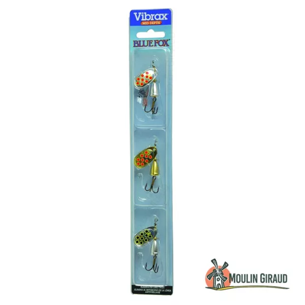 Cuillers Vibrax Kit Original n2 x3