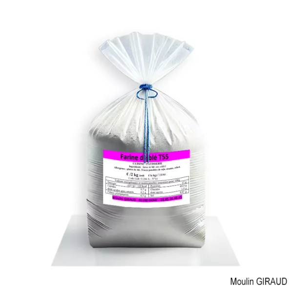 Farine Blé T55 Cuisine Patisserie 2kg