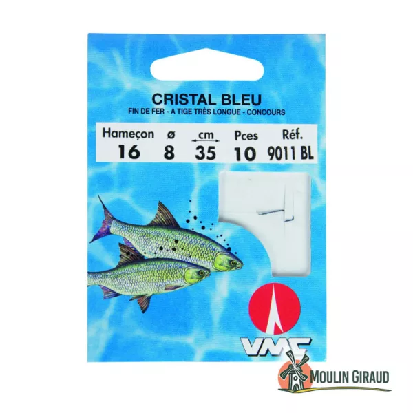 Hameçons montés Cristal Bleu WQ T16 x10