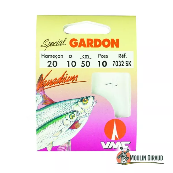 Hameçons montés Spécial Gardon WQ T18 x10