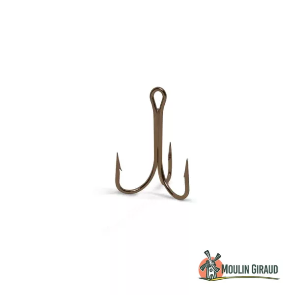 Hameçon Triple Bronzé CAMOR n12