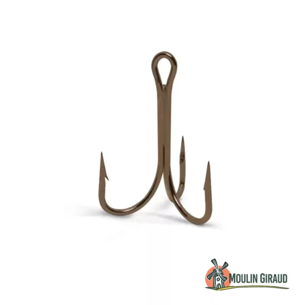 Hameçon Triple Bronzé CAMOR n4