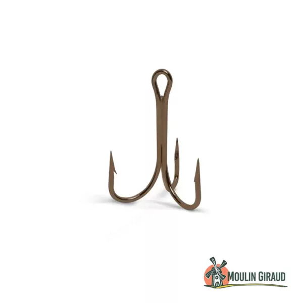 Hameçon Triple Bronzé CAMOR n8
