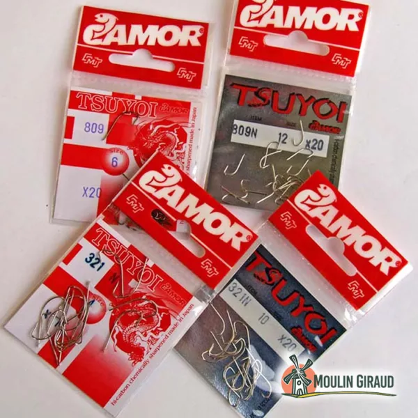 Hameçons TSUYOI CAMOR n8-12 x20