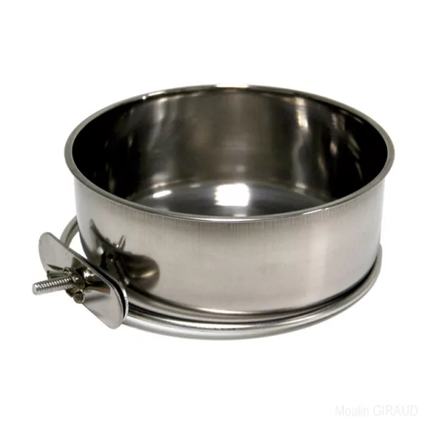 Mangeoire Inox 14cm Vis LA
