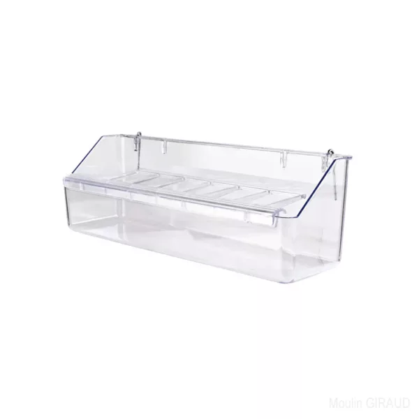 Mangeoire Plastique 20cm Transparente - 25G – Image 2