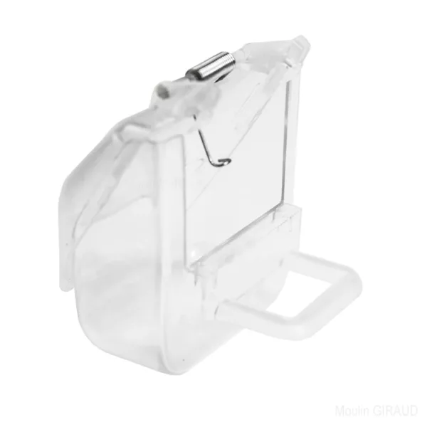 Mangeoire Plastique Cage à Ressort - 524G