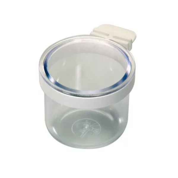 Mangeoire Plastique Ronde avec Bague - 94G