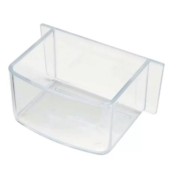 Mangeoire Plastique Transparente GM à débords - 43G