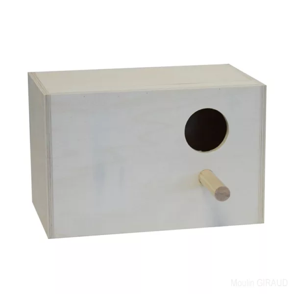 Nid Bois Inséparables Allongé 24cm - ND3