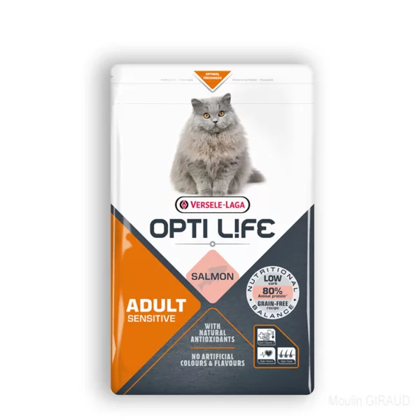 Opti-Life Cat Sensitive Saumon 2,5kg