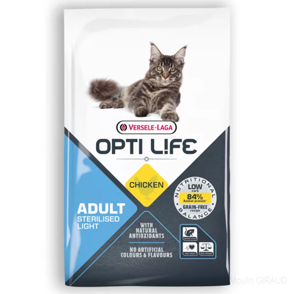 Opti-Life Cat Stérilisé Light 7,5kg