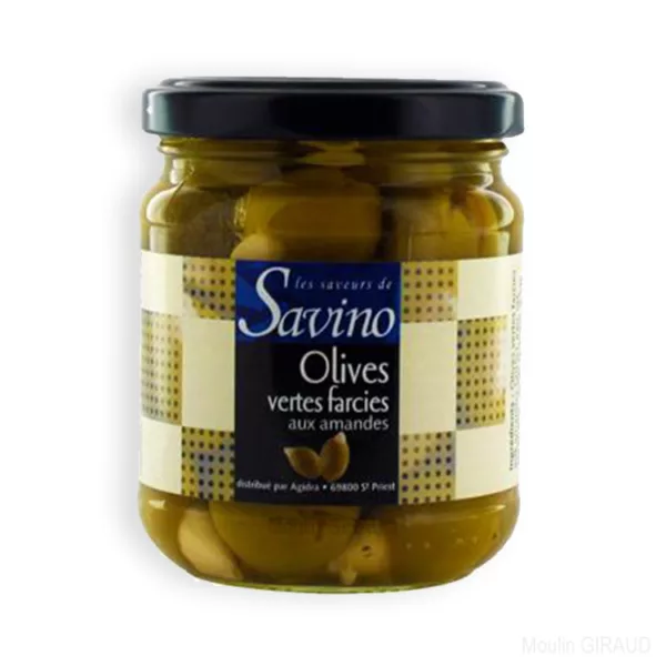 Olives farcies amandes 125g