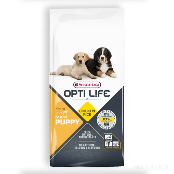Opti-Life Puppy Maxi Poulet 12,5kg