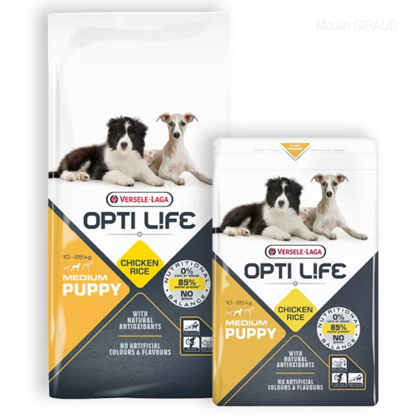 Opti-Life Puppy Medium Poulet
