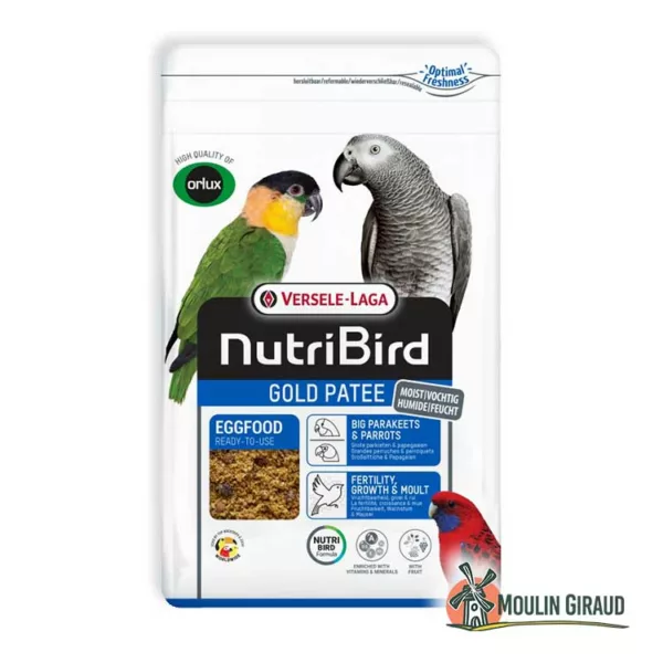 Pâtée Grasse Grandes Perruches et Perroquets 10kg