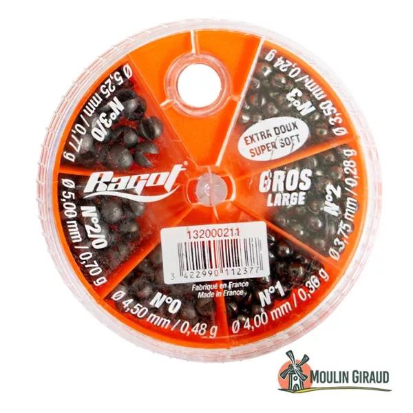 Plombs fendus Gros WQ - 6 tailles