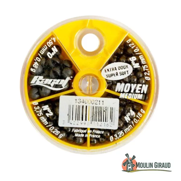 Plombs fendus Moyen WQ - 4 tailles