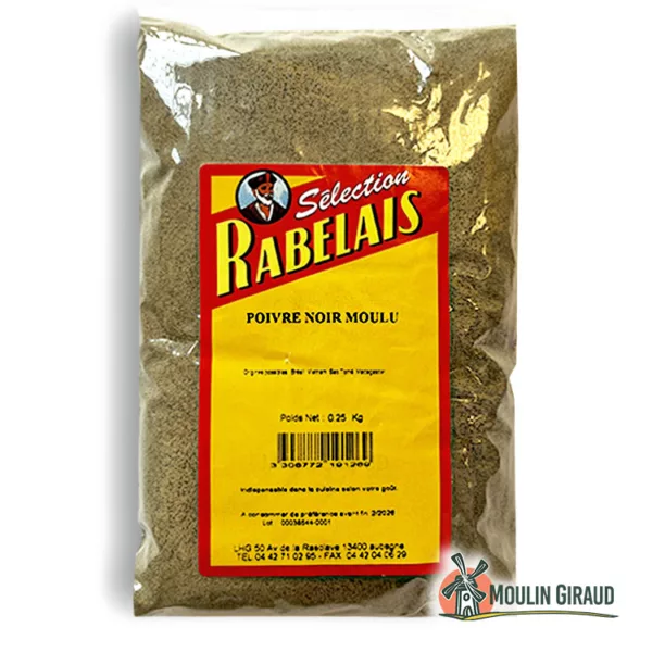 Poivre Noir Moulu 250g