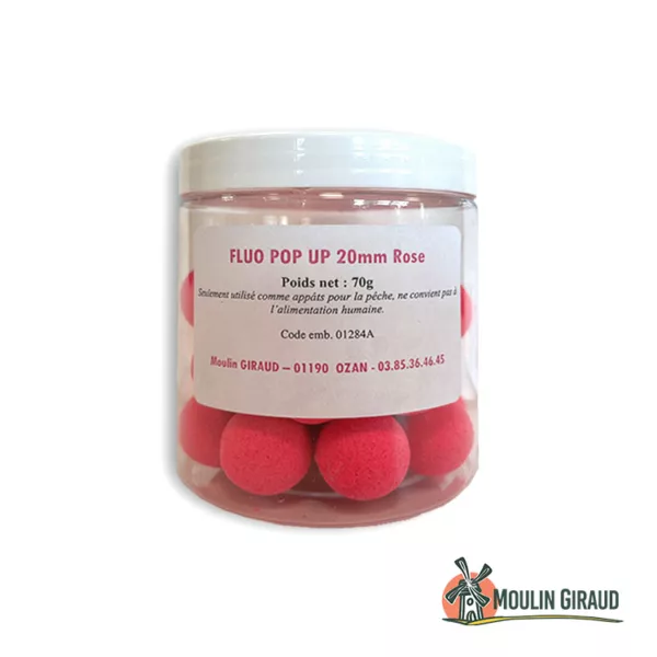 Pop up Fluo 20mm Rose – Image 3