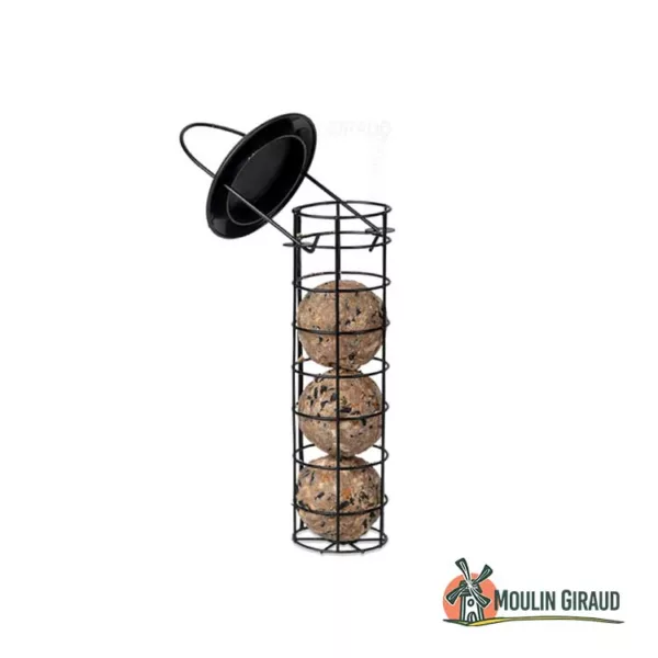 Porte-Boules Noir Tube 23cm - V19290 – Image 2