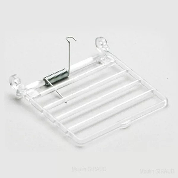 Porte Plastique 7x7cm Ressort en U - 88G