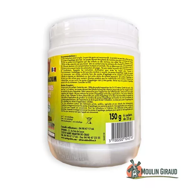 Raticide Maïs concassé S 150g – Image 2