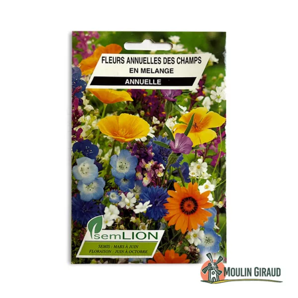 Fleurs annuelles des champs mel