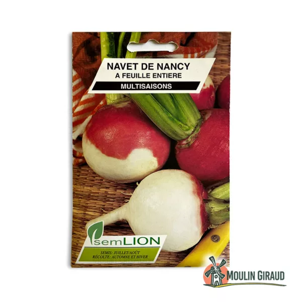 Navet de Nancy à feuille entière