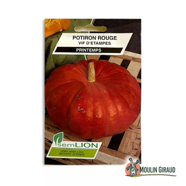 Potiron rouge vif d'Etampes