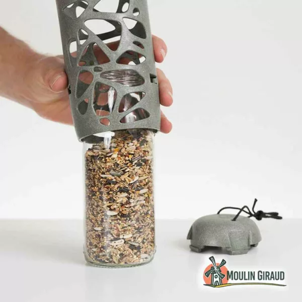 Silo Grains Plastique Recyclé Tara 25cm - V18701 – Image 2