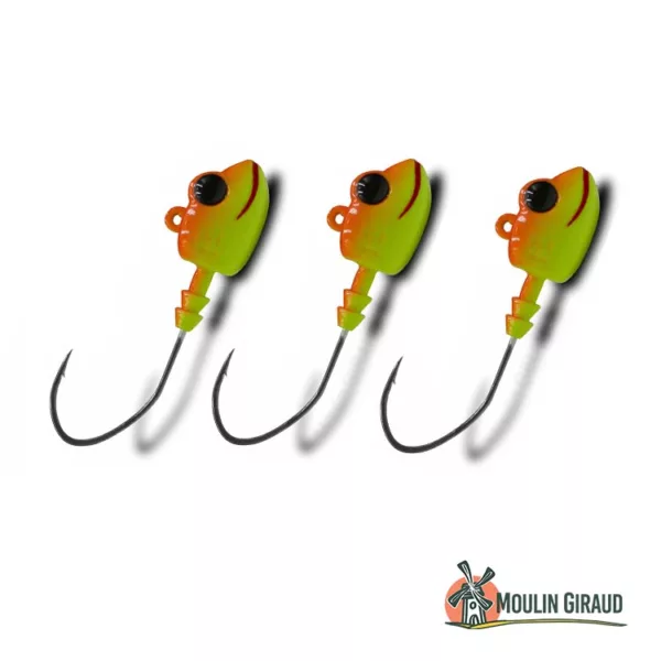 Têtes plombées Grenouilles 7g VMC x3