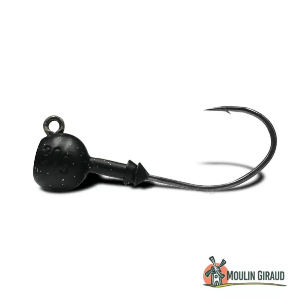 Têtes plombées noires Cavity Jig 15g VMC x3 – Image 2