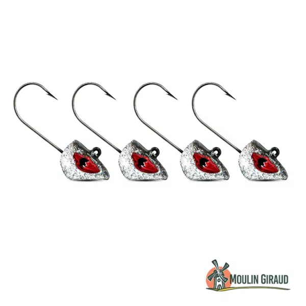 Têtes plombées poisson 2g VMC x4