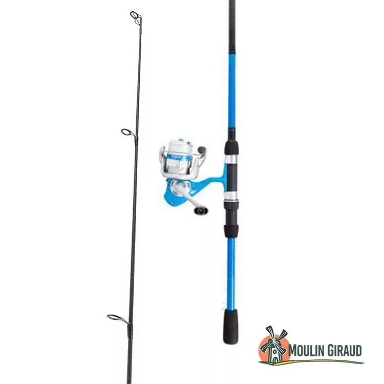 Ensemble Lancer Télescopique Bleu Okuma 2,13m